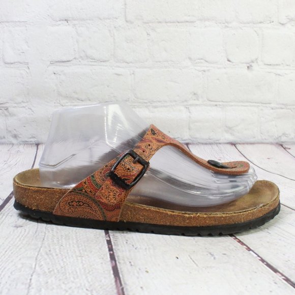 Birkenstock Shoes - Birkenstock Gizeh Unisex Brown Slide Thong Sandals Size EU 40 US M 7 / W 9